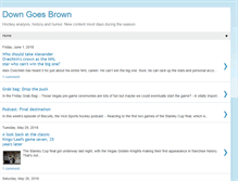 Tablet Screenshot of downgoesbrown.com